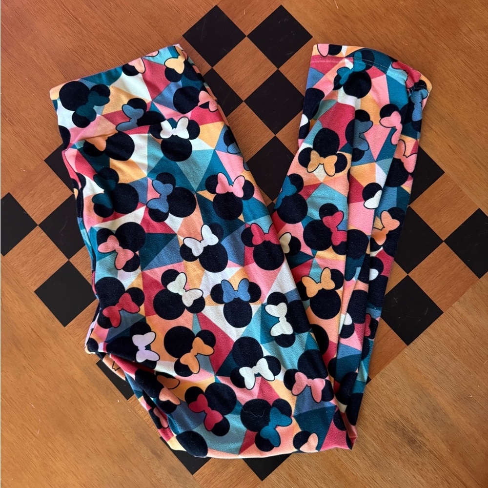 LuLaRoe Disney Minnie Mouse Leggings One Size